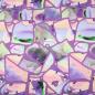 Preview: Cotton Satin - Nerida Hansen - Resonate Neon Purple - Digitaldruck